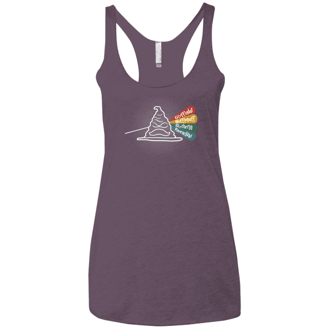 T-Shirts Vintage Purple / X-Small Dark Side of the Hat Women's Triblend Racerback Tank