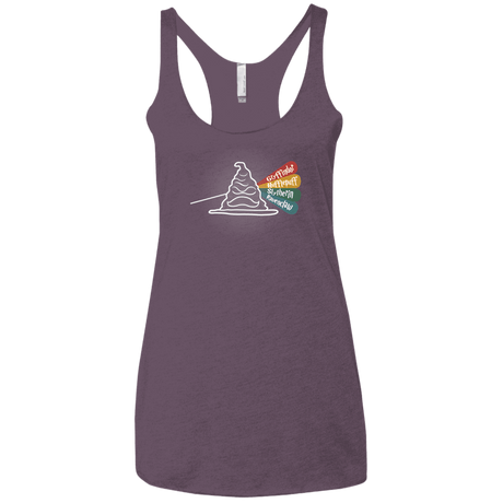T-Shirts Vintage Purple / X-Small Dark Side of the Hat Women's Triblend Racerback Tank