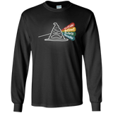 T-Shirts Black / YS Dark Side of the Hat Youth Long Sleeve T-Shirt