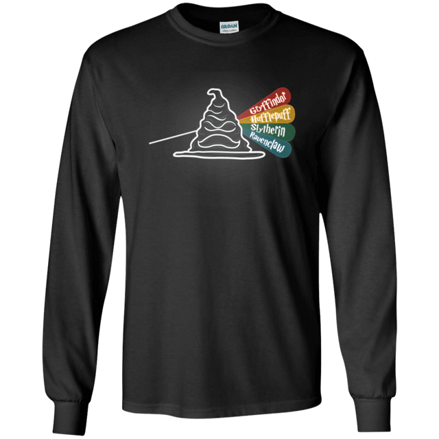 T-Shirts Black / YS Dark Side of the Hat Youth Long Sleeve T-Shirt
