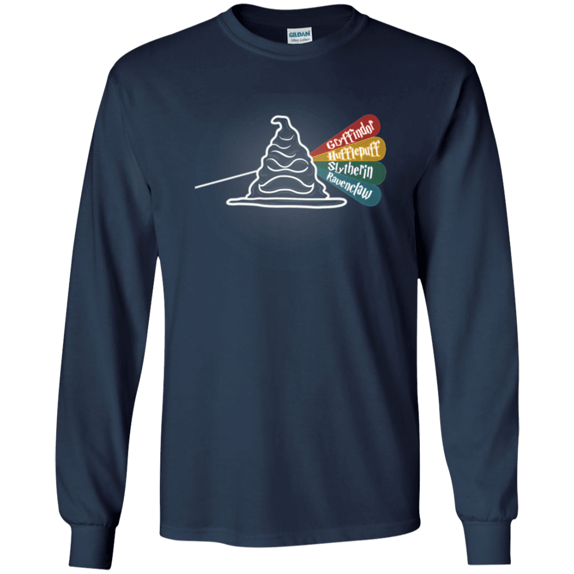 T-Shirts Navy / YS Dark Side of the Hat Youth Long Sleeve T-Shirt