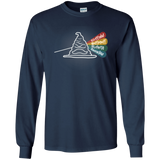 T-Shirts Navy / YS Dark Side of the Hat Youth Long Sleeve T-Shirt