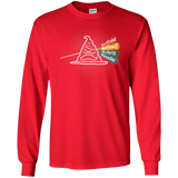 T-Shirts Red / YS Dark Side of the Hat Youth Long Sleeve T-Shirt
