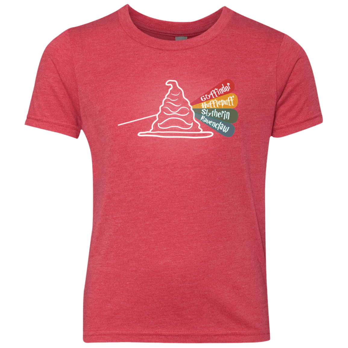 T-Shirts Vintage Red / YXS Dark Side of the Hat Youth Triblend T-Shirt