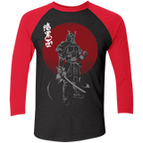 T-Shirts Vintage Black/Vintage Red / X-Small Dark Side of the Samurai Men's Triblend 3/4 Sleeve