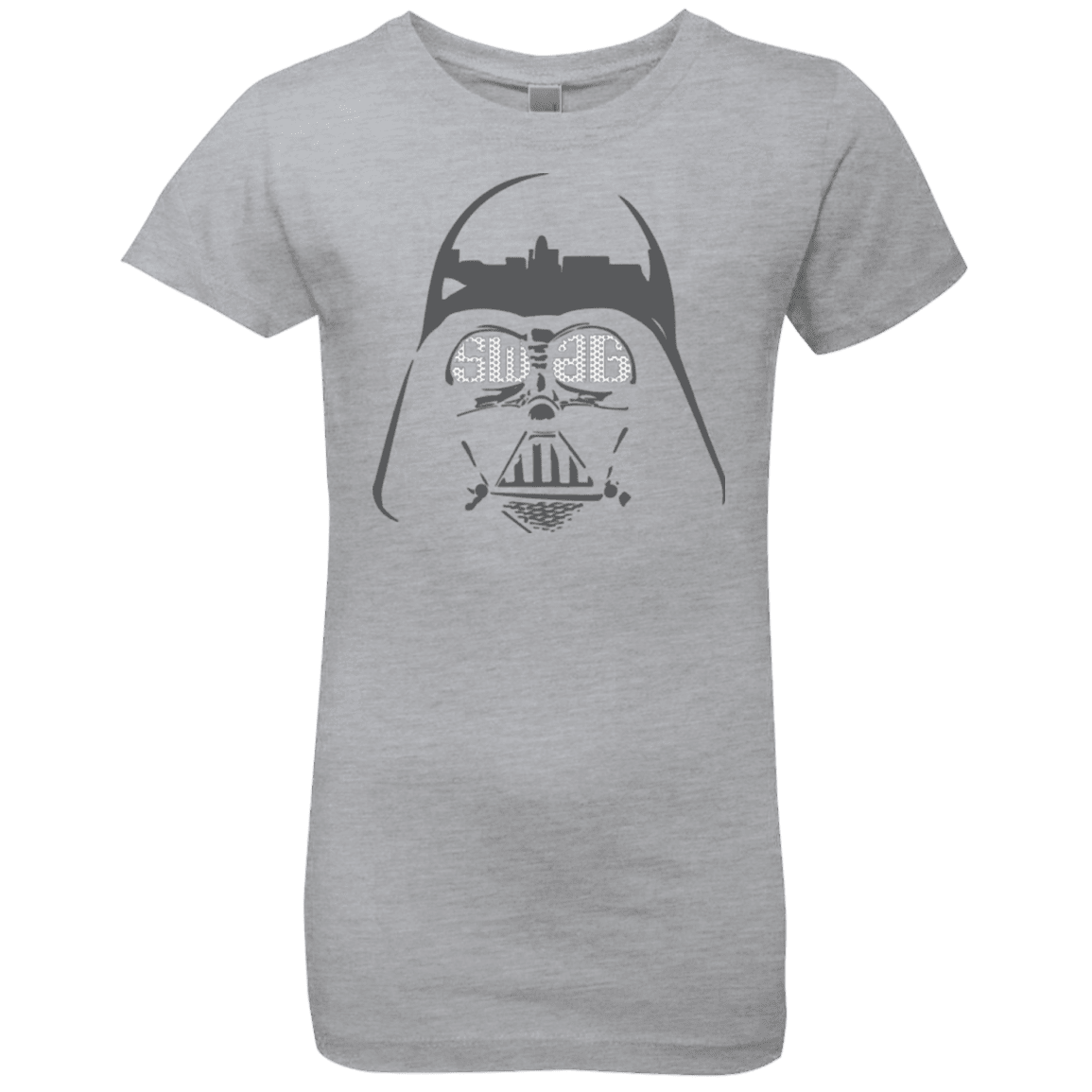 T-Shirts Heather Grey / YXS Dark Side Swag Girls Premium T-Shirt