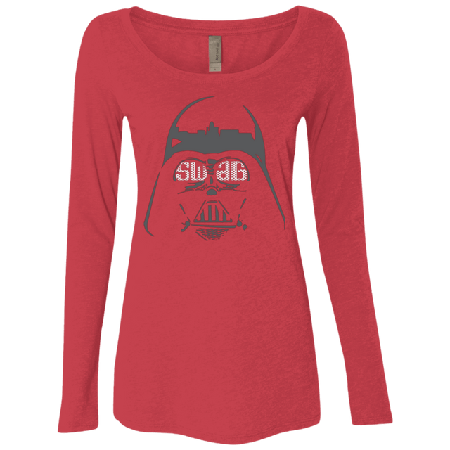 T-Shirts Vintage Red / Small Dark Side Swag Women's Triblend Long Sleeve Shirt