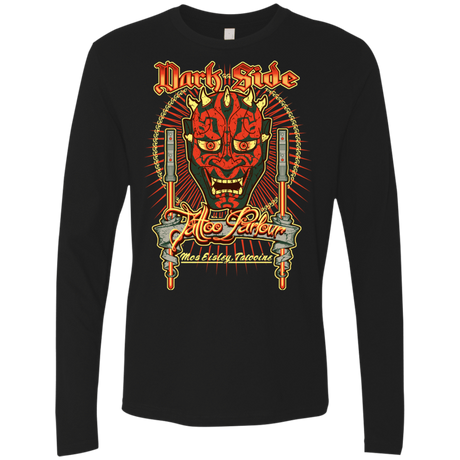 T-Shirts Black / Small Dark Side Tattoo Men's Premium Long Sleeve