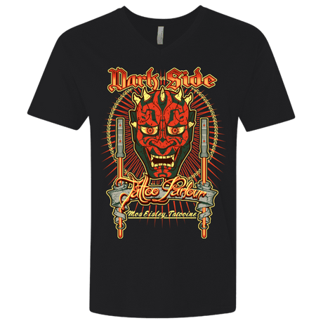 T-Shirts Black / X-Small Dark Side Tattoo Men's Premium V-Neck