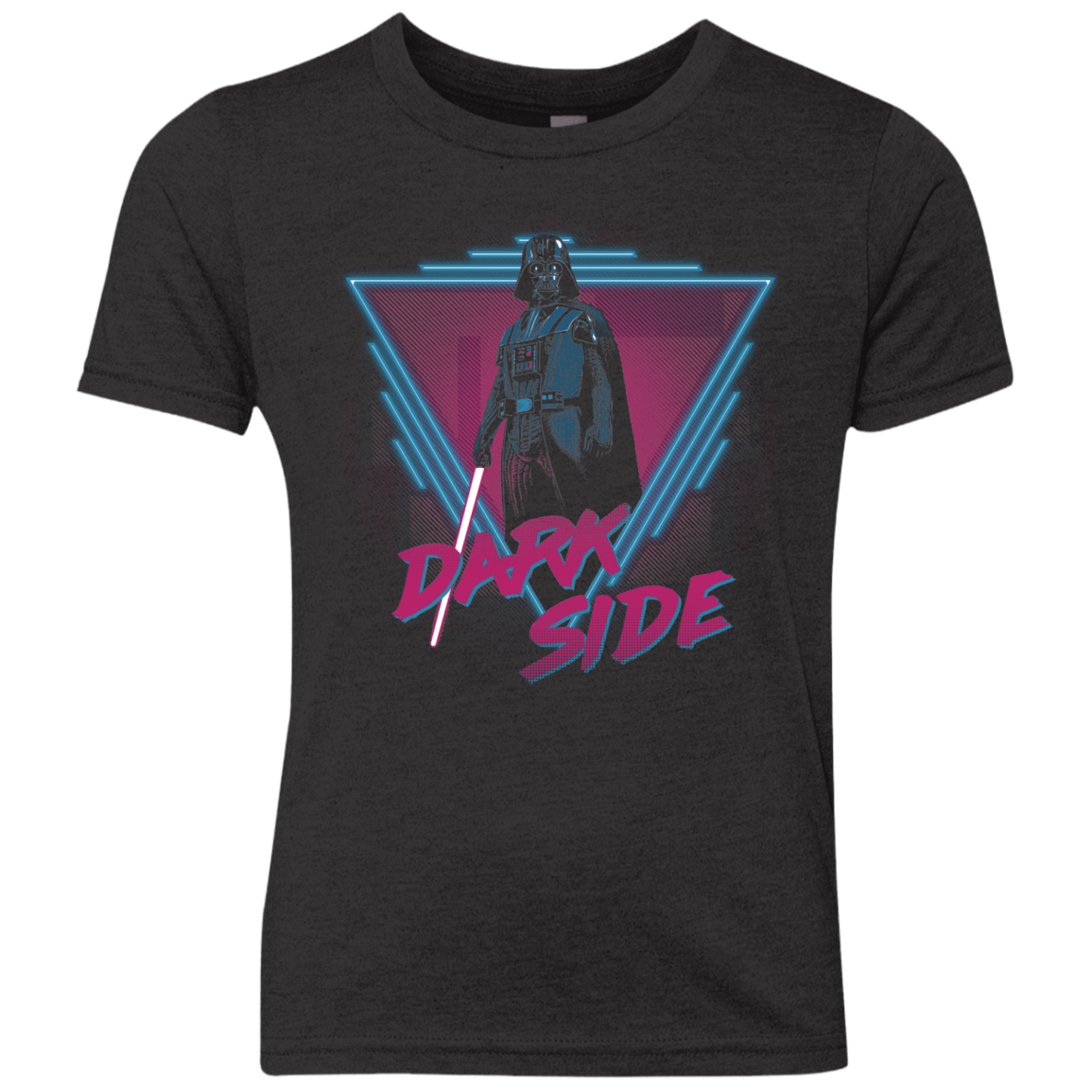 T-Shirts Vintage Black / YXS Dark Side Youth Triblend T-Shirt