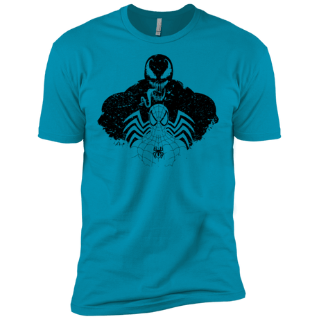 T-Shirts Turquoise / X-Small Dark Spider Shadow Men's Premium T-Shirt