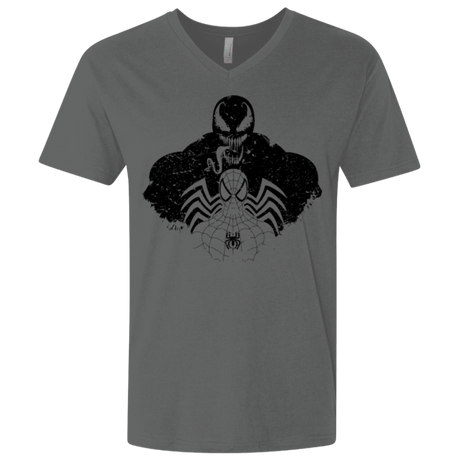 T-Shirts Heavy Metal / X-Small Dark Spider Shadow Men's Premium V-Neck