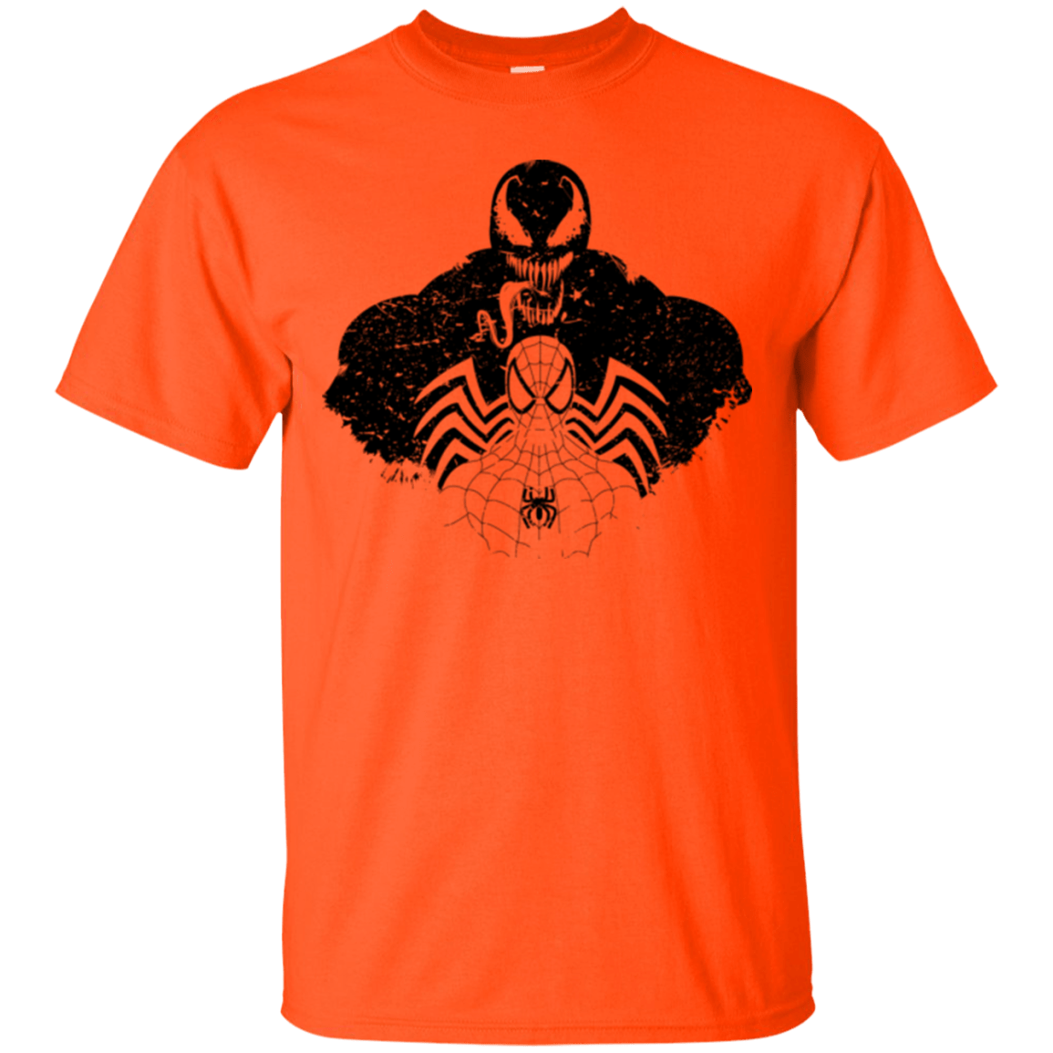 T-Shirts Orange / Small Dark Spider Shadow T-Shirt