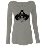 T-Shirts Venetian Grey / Small Dark Spider Shadow Women's Triblend Long Sleeve Shirt