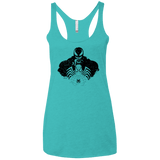 T-Shirts Tahiti Blue / X-Small Dark Spider Shadow Women's Triblend Racerback Tank