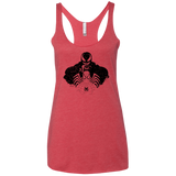 T-Shirts Vintage Red / X-Small Dark Spider Shadow Women's Triblend Racerback Tank