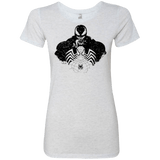 T-Shirts Heather White / Small Dark Spider Shadow Women's Triblend T-Shirt