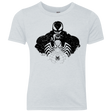 T-Shirts Heather White / YXS Dark Spider Shadow Youth Triblend T-Shirt