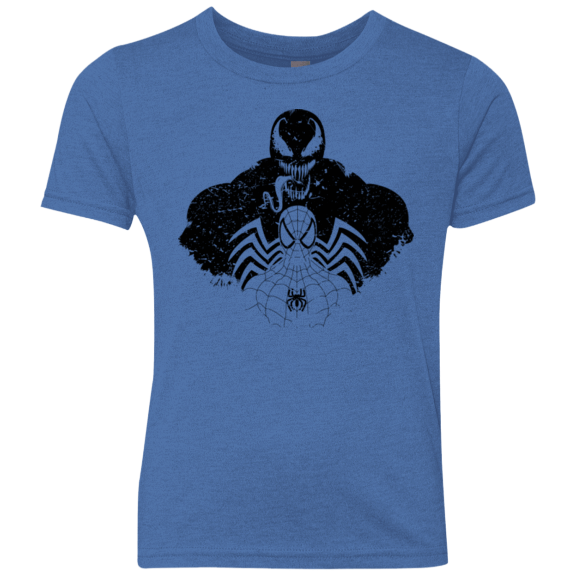 T-Shirts Vintage Royal / YXS Dark Spider Shadow Youth Triblend T-Shirt