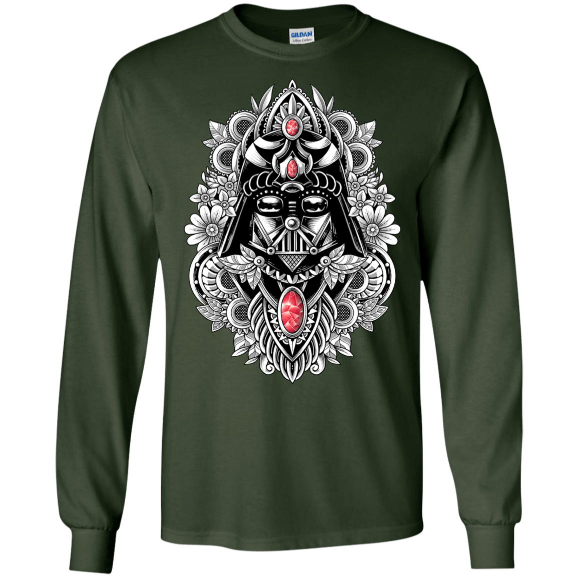 T-Shirts Forest Green / S Dark Spirit Men's Long Sleeve T-Shirt
