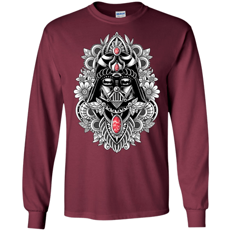 T-Shirts Maroon / S Dark Spirit Men's Long Sleeve T-Shirt