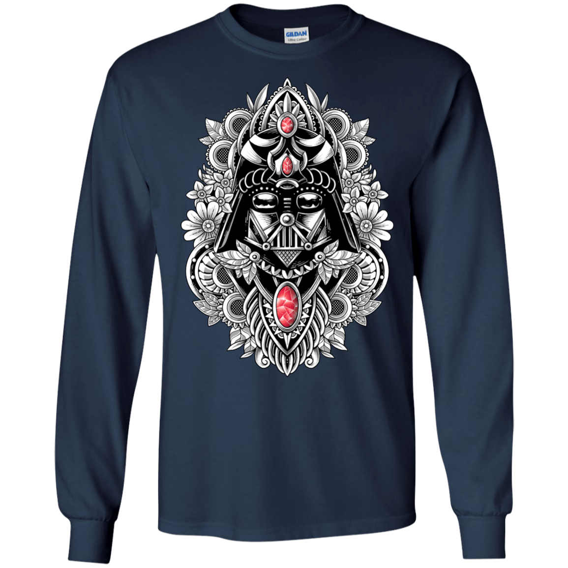 T-Shirts Navy / S Dark Spirit Men's Long Sleeve T-Shirt