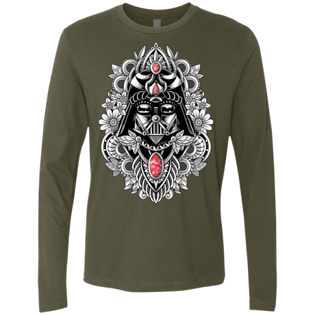 T-Shirts Military Green / S Dark Spirit Men's Premium Long Sleeve