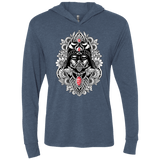 T-Shirts Indigo / X-Small Dark Spirit Triblend Long Sleeve Hoodie Tee