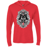 T-Shirts Vintage Red / X-Small Dark Spirit Triblend Long Sleeve Hoodie Tee