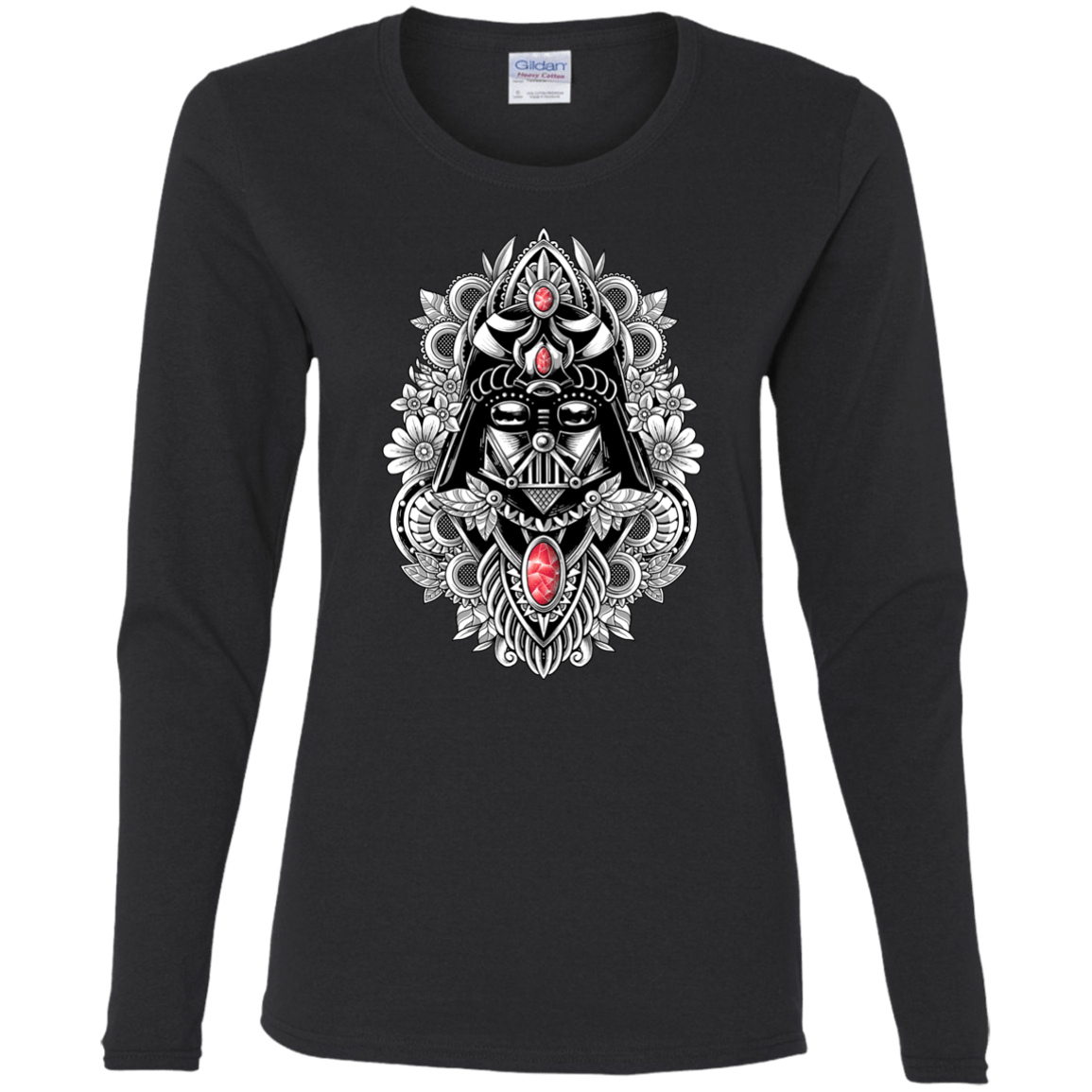 T-Shirts Black / S Dark Spirit Women's Long Sleeve T-Shirt