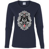 T-Shirts Navy / S Dark Spirit Women's Long Sleeve T-Shirt
