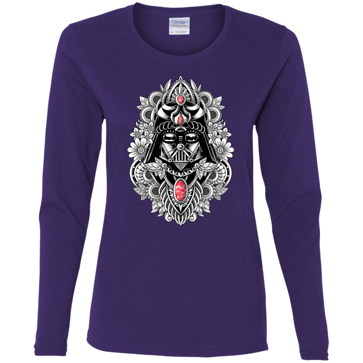 T-Shirts Purple / S Dark Spirit Women's Long Sleeve T-Shirt
