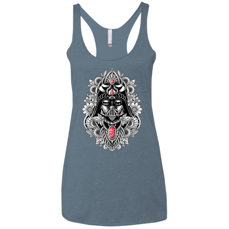 T-Shirts Indigo / X-Small Dark Spirit Women's Triblend Racerback Tank