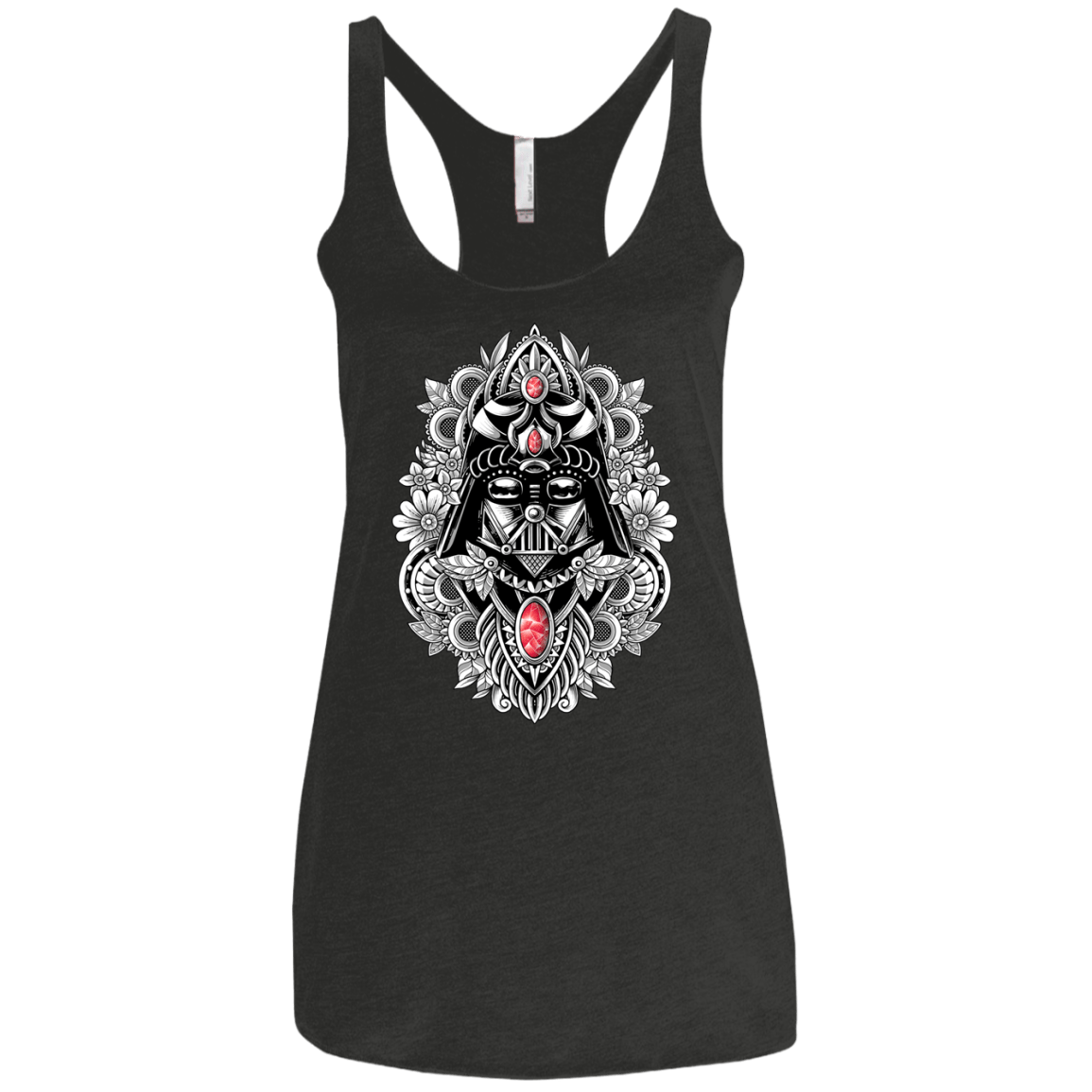 T-Shirts Vintage Black / X-Small Dark Spirit Women's Triblend Racerback Tank