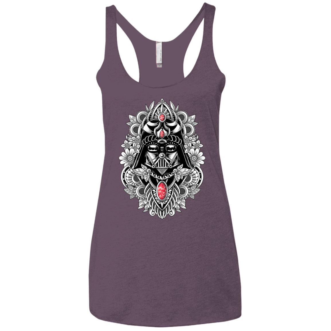 T-Shirts Vintage Purple / X-Small Dark Spirit Women's Triblend Racerback Tank