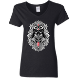 T-Shirts Black / S Dark Spirit Women's V-Neck T-Shirt