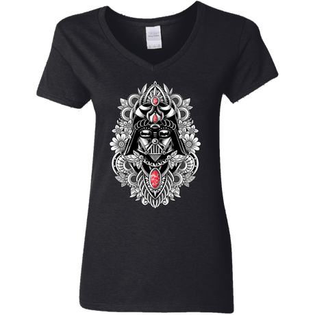 T-Shirts Black / S Dark Spirit Women's V-Neck T-Shirt