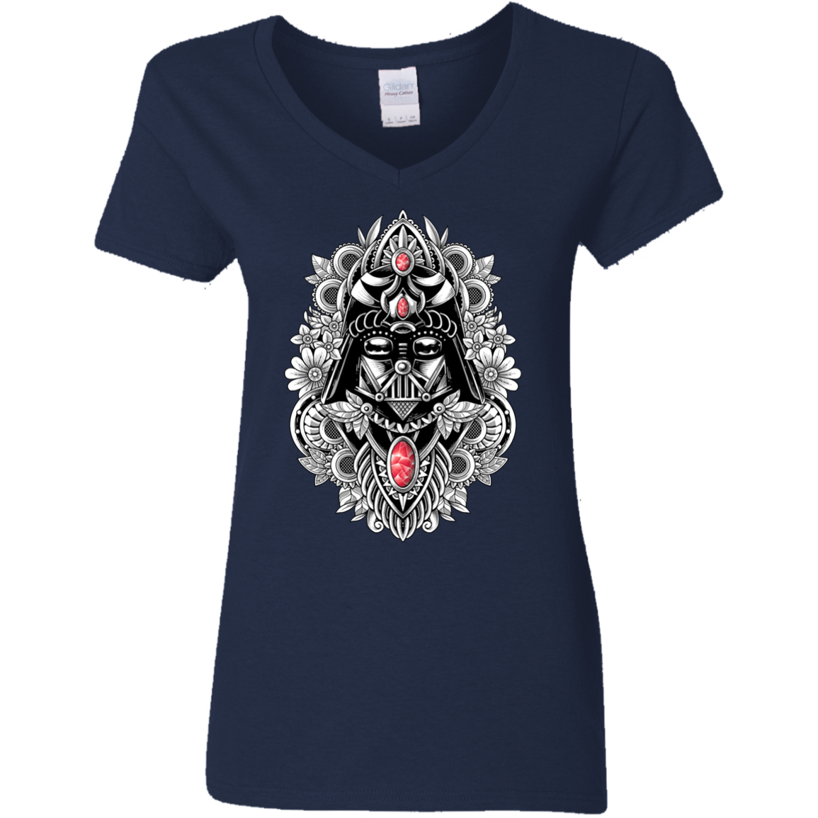 T-Shirts Navy / S Dark Spirit Women's V-Neck T-Shirt