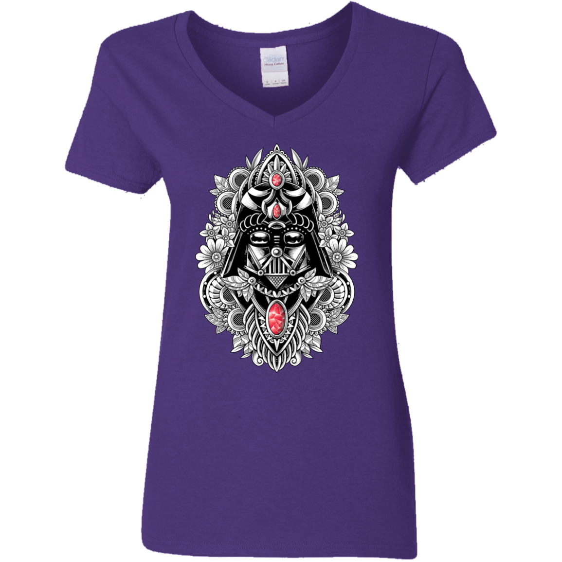 T-Shirts Purple / S Dark Spirit Women's V-Neck T-Shirt