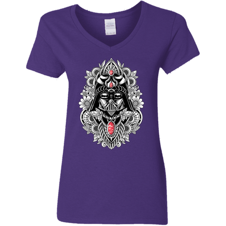 T-Shirts Purple / S Dark Spirit Women's V-Neck T-Shirt