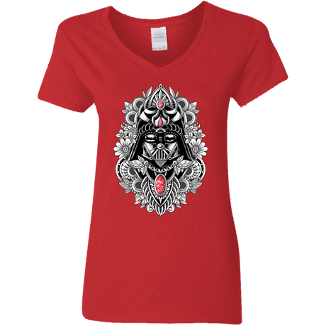 T-Shirts Red / S Dark Spirit Women's V-Neck T-Shirt