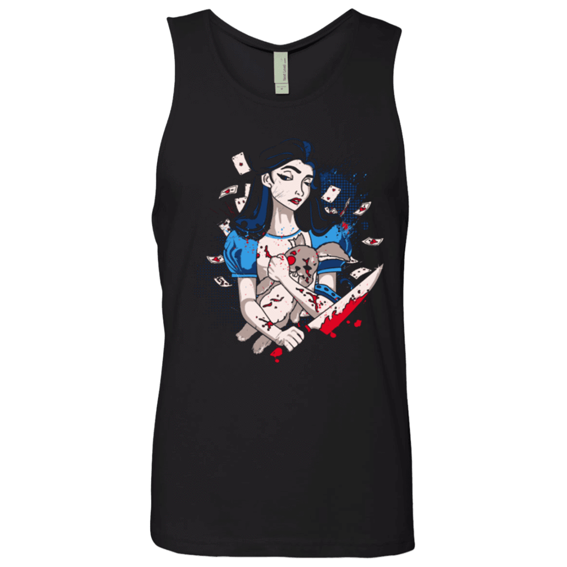 T-Shirts Black / Small Dark Wonderland Men's Premium Tank Top