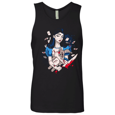 T-Shirts Black / Small Dark Wonderland Men's Premium Tank Top