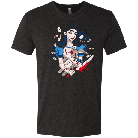 T-Shirts Vintage Black / Small Dark Wonderland Men's Triblend T-Shirt