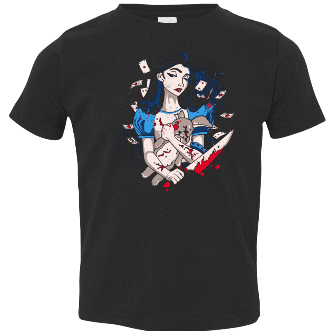 T-Shirts Black / 2T Dark Wonderland Toddler Premium T-Shirt