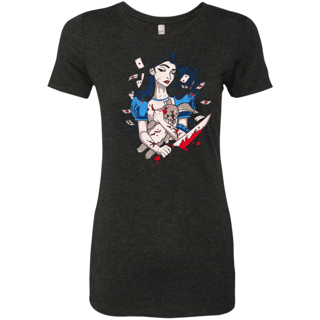 T-Shirts Vintage Black / Small Dark Wonderland Women's Triblend T-Shirt