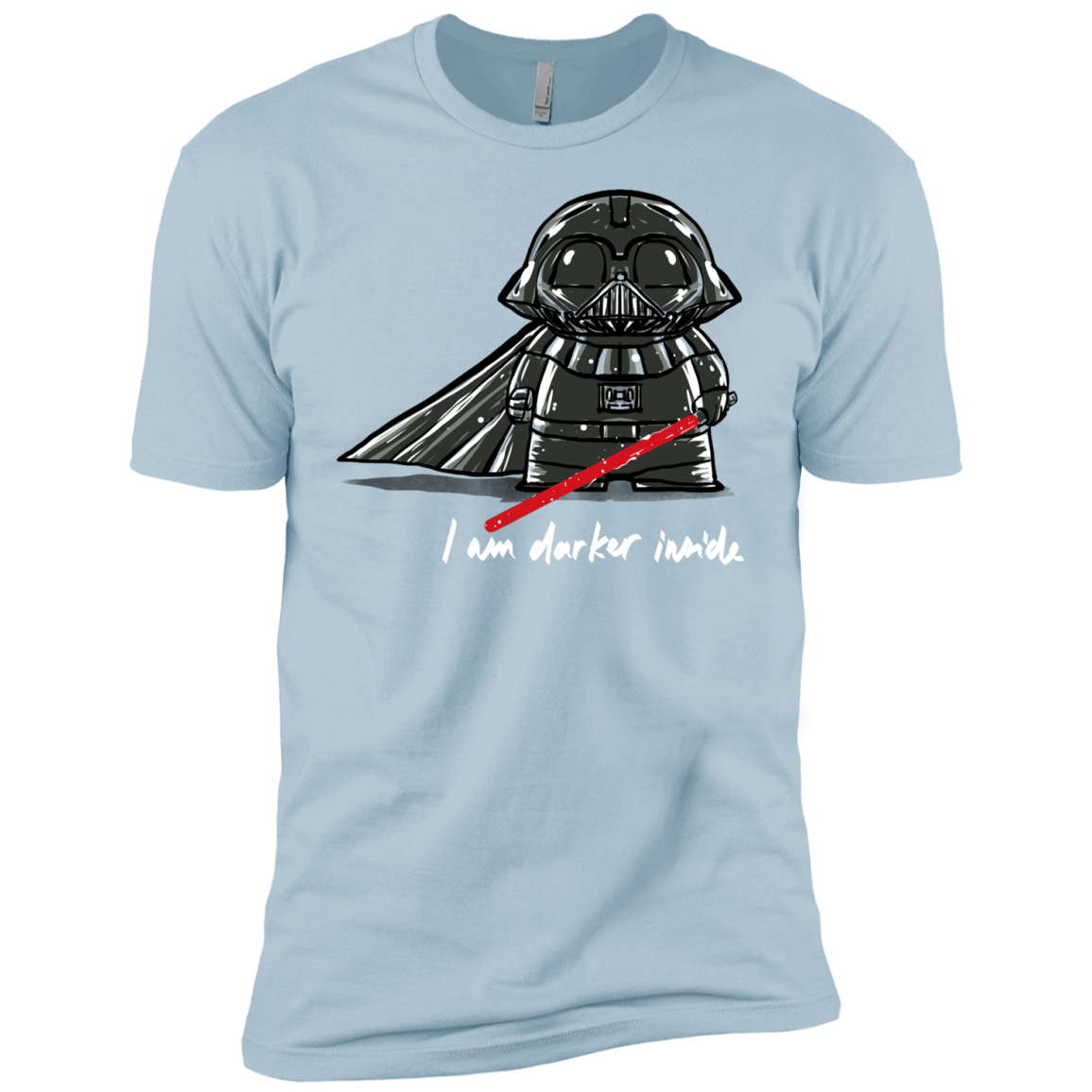 T-Shirts Light Blue / YXS Darker Inside Boys Premium T-Shirt