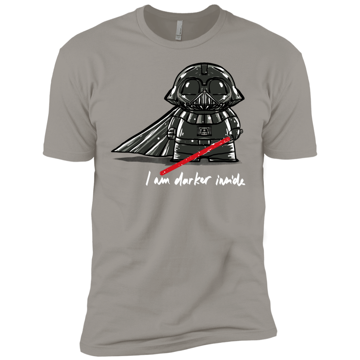 T-Shirts Light Grey / YXS Darker Inside Boys Premium T-Shirt