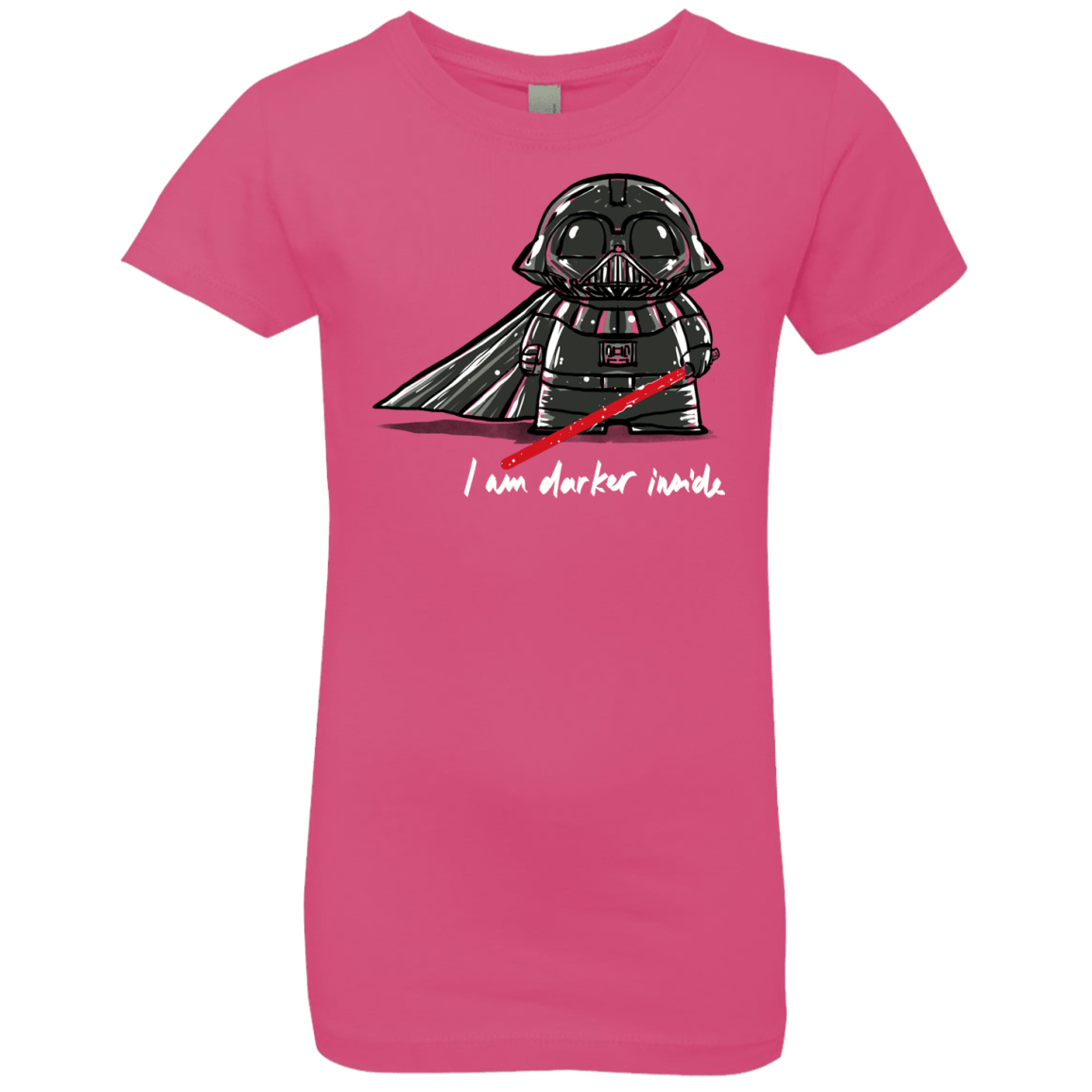 T-Shirts Hot Pink / YXS Darker Inside Girls Premium T-Shirt