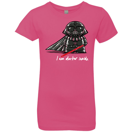T-Shirts Hot Pink / YXS Darker Inside Girls Premium T-Shirt